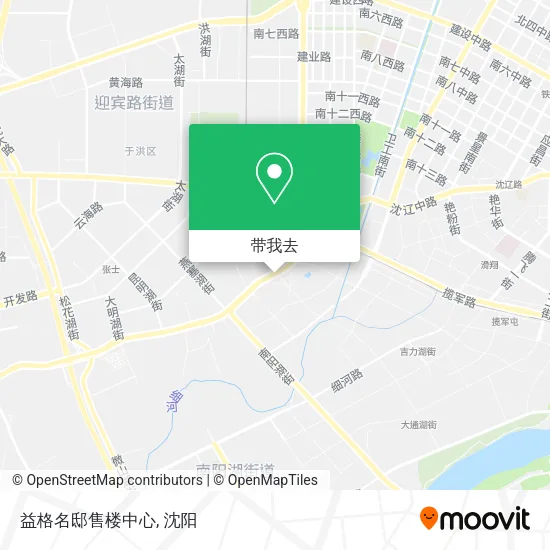 益格名邸售楼中心地图