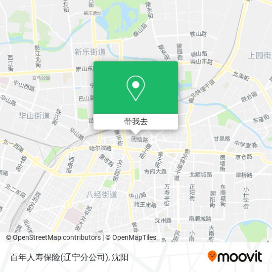 百年人寿保险(辽宁分公司)地图