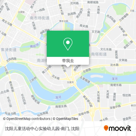 沈阳儿童活动中心实验幼儿园-南门地图