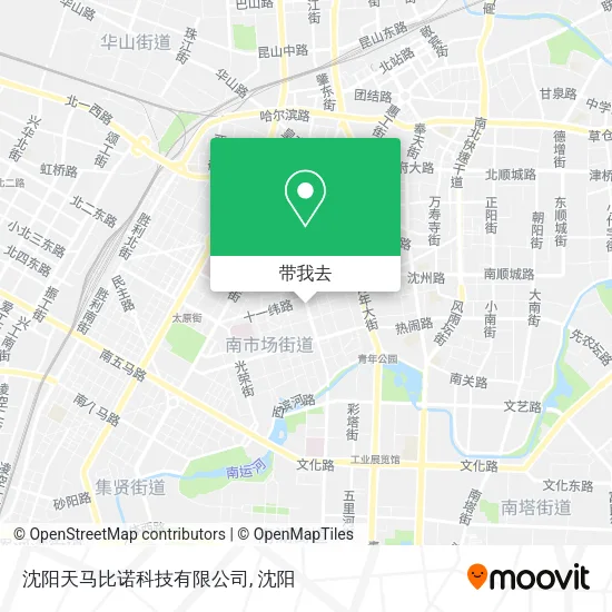 沈阳天马比诺科技有限公司地图
