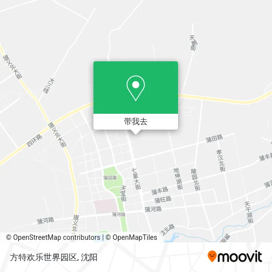 方特欢乐世界园区地图