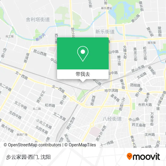 步云家园-西门地图