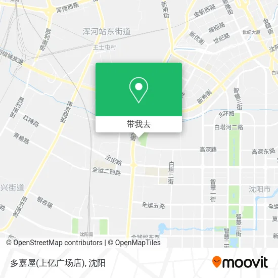 多嘉屋(上亿广场店)地图