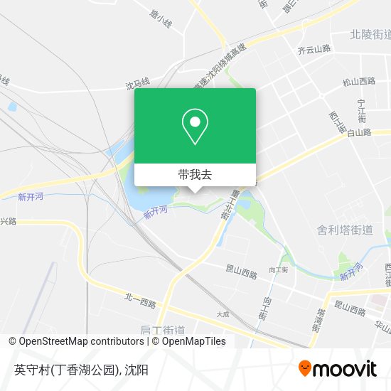 英守村(丁香湖公园)地图