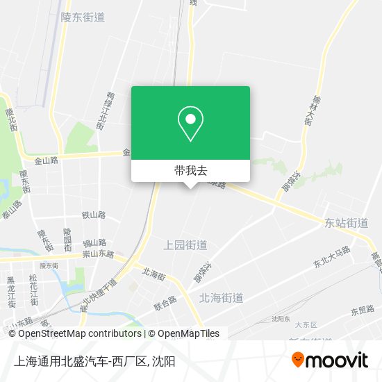 上海通用北盛汽车-西厂区地图