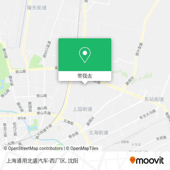 上海通用北盛汽车-西厂区地图