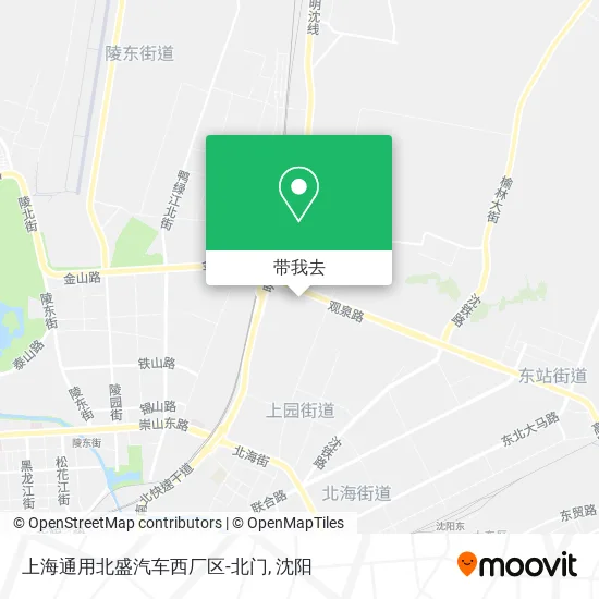 上海通用北盛汽车西厂区-北门地图