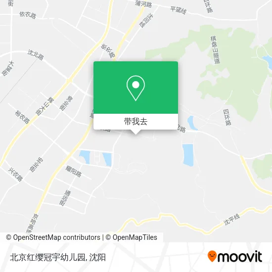 北京红缨冠宇幼儿园地图