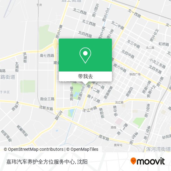 嘉玮汽车养护全方位服务中心地图