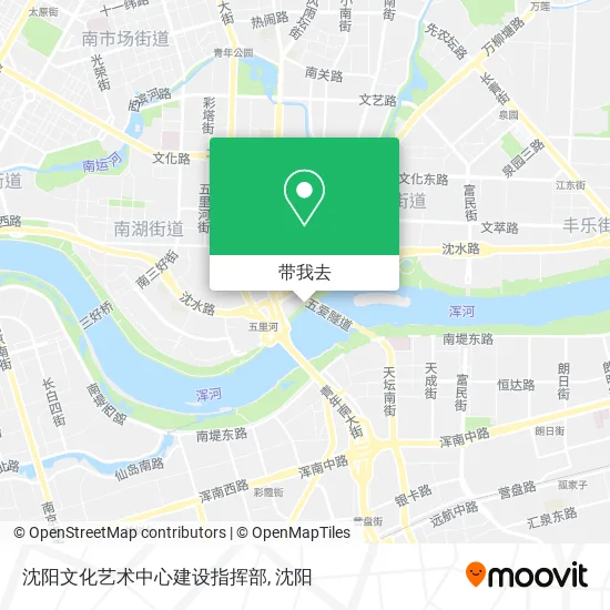 沈阳文化艺术中心建设指挥部地图