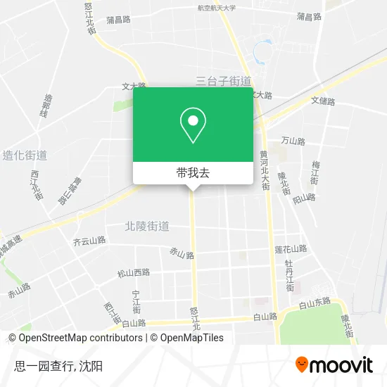 思一园查行地图