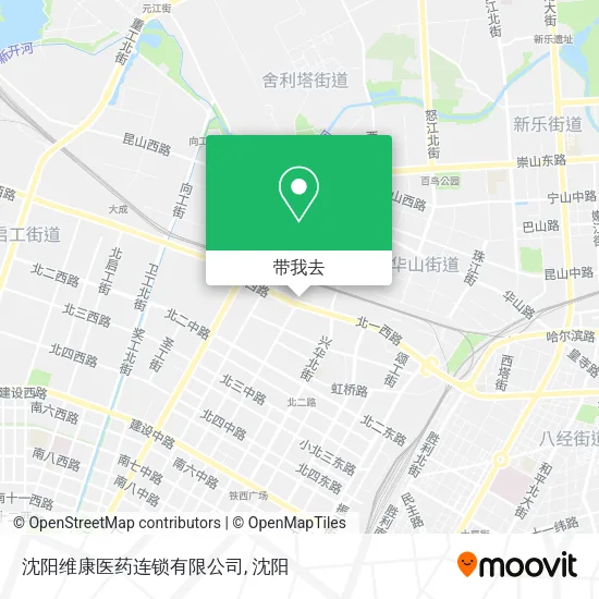 沈阳维康医药连锁有限公司地图