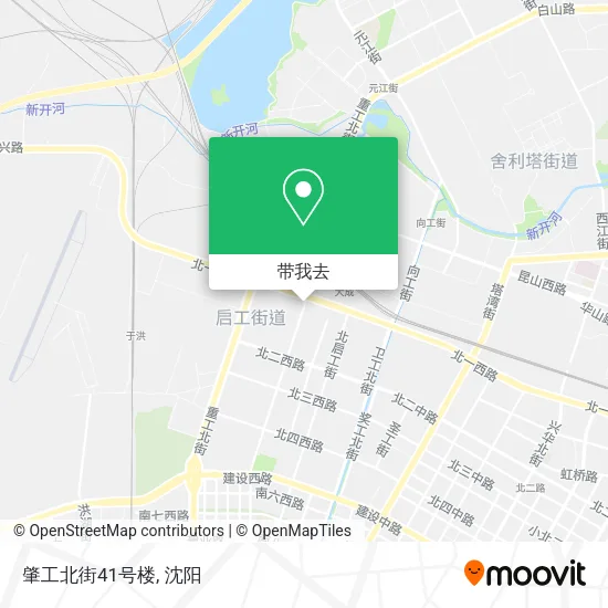 肇工北街41号楼地图