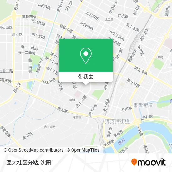 医大社区分站地图