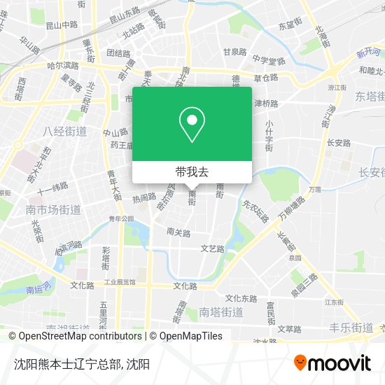沈阳熊本士辽宁总部地图