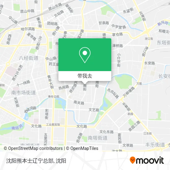 沈阳熊本士辽宁总部地图