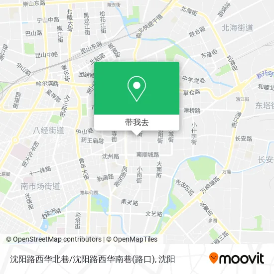沈阳路西华北巷/沈阳路西华南巷(路口)地图