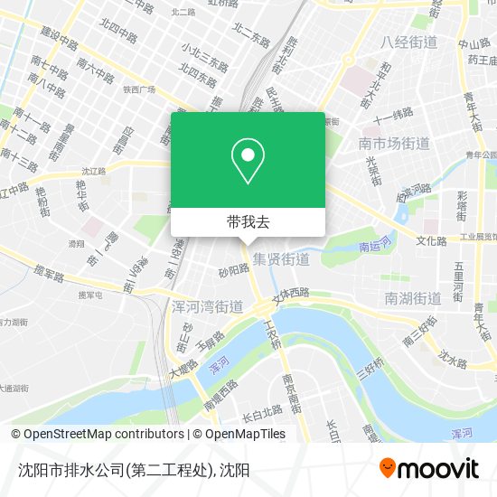 沈阳市排水公司(第二工程处)地图