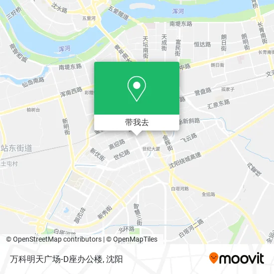 万科明天广场-D座办公楼地图