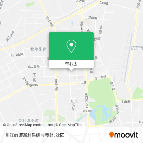 川江教师新村采暖收费处地图