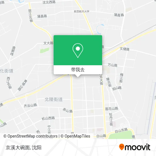 京溪大碗面地图