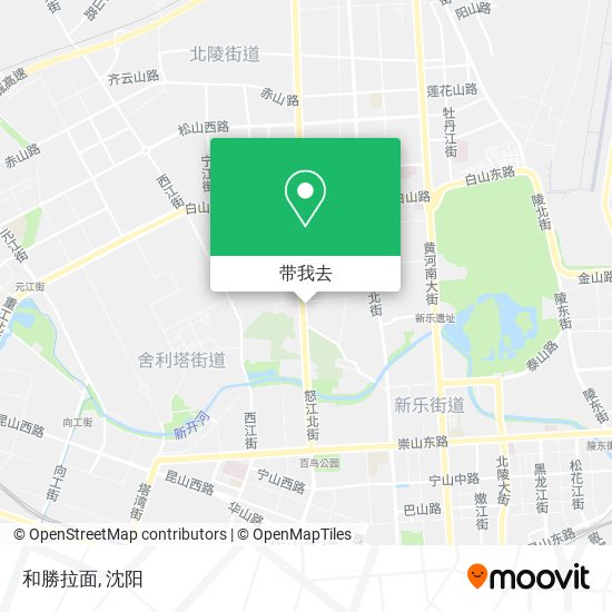 和勝拉面地图