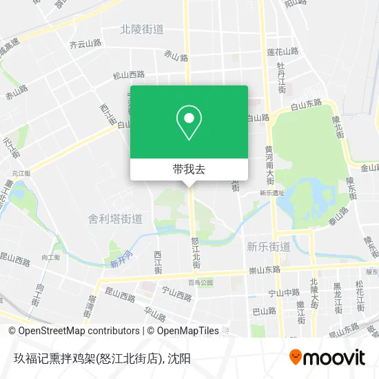 玖福记熏拌鸡架(怒江北街店)地图