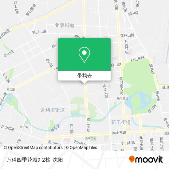 万科四季花城9-2栋地图