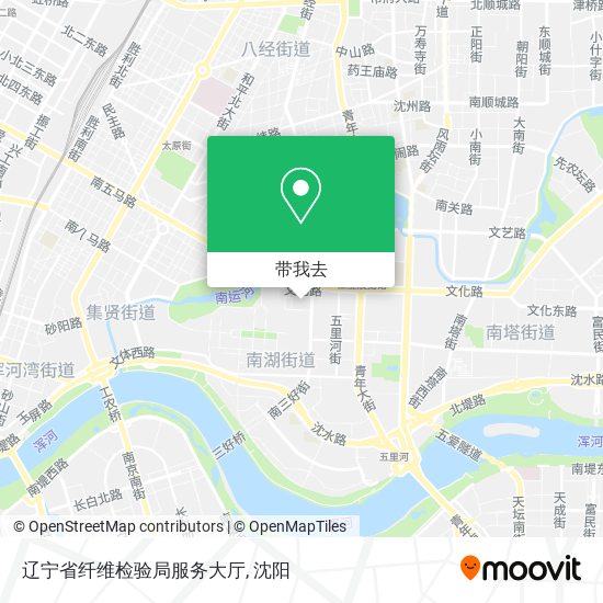 辽宁省纤维检验局服务大厅地图