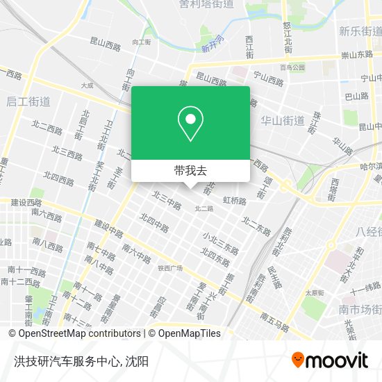 洪技研汽车服务中心地图