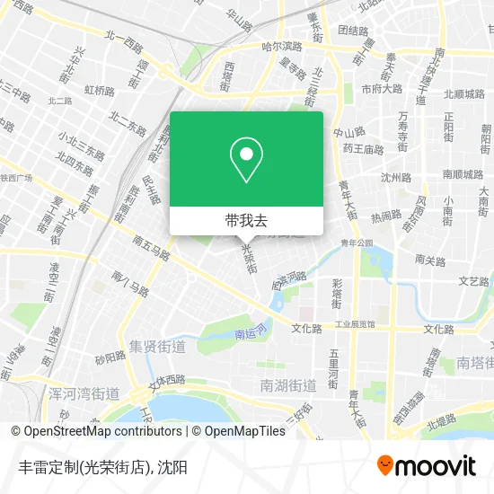 丰雷定制(光荣街店)地图