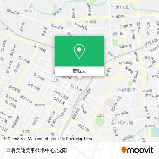 皇后美睫美甲技术中心地图