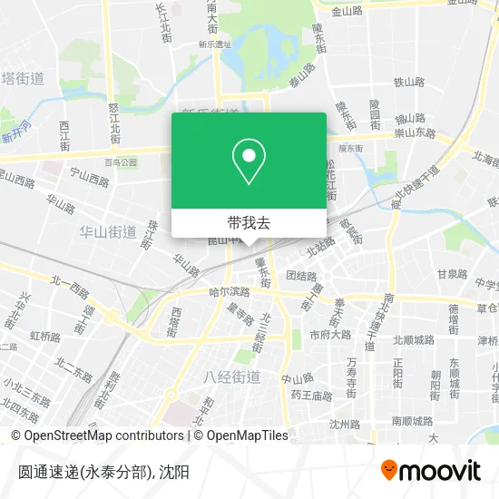 圆通速递(永泰分部)地图