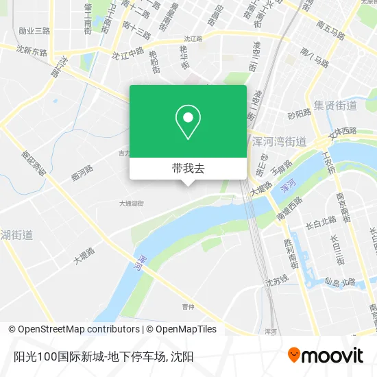 阳光100国际新城-地下停车场地图