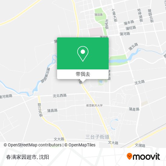 春满家园超市地图