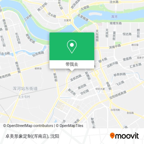 卓美形象定制(浑南店)地图
