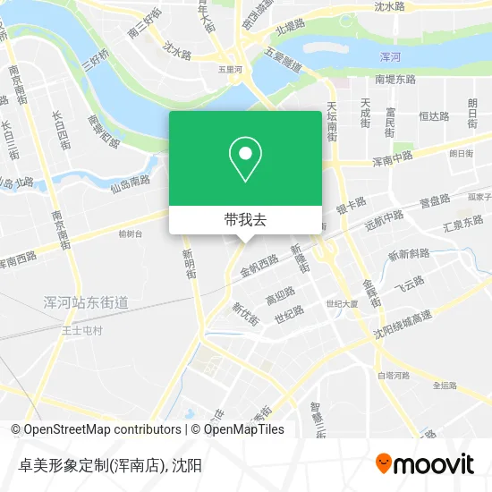 卓美形象定制(浑南店)地图