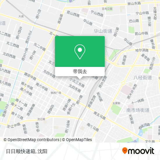 日日顺快递箱地图