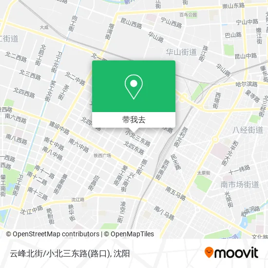 云峰北街/小北三东路(路口)地图