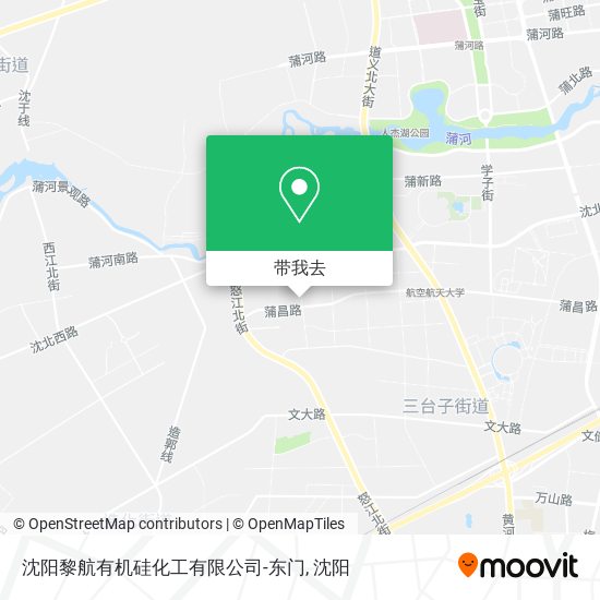 沈阳黎航有机硅化工有限公司-东门地图