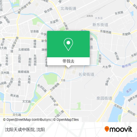 沈阳天成中医院地图