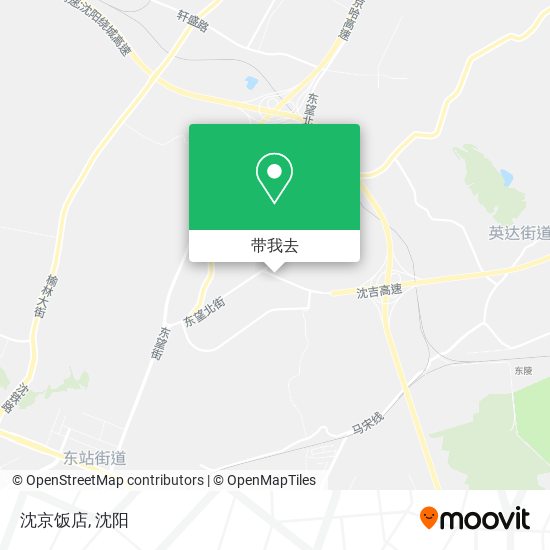 沈京饭店地图