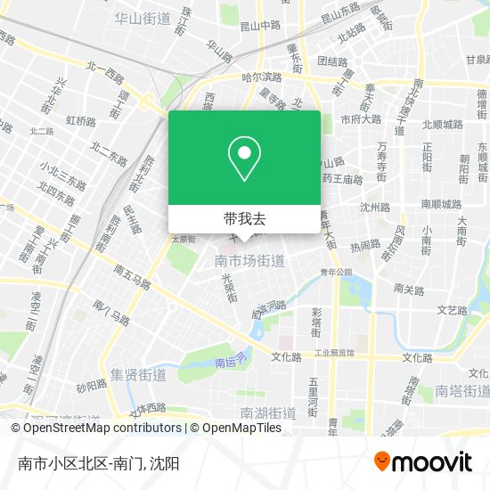 南市小区北区-南门地图