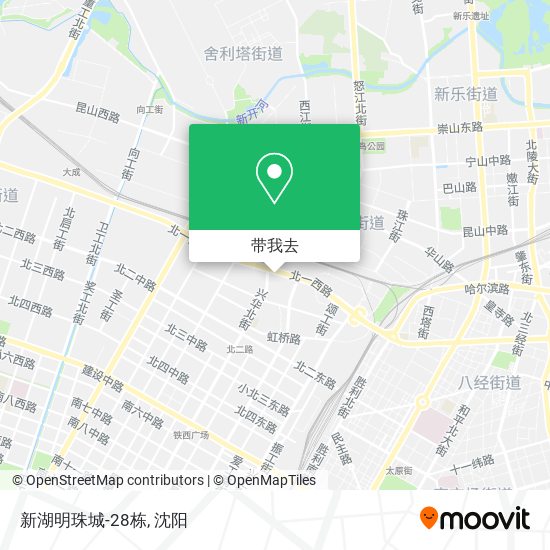 新湖明珠城-28栋地图