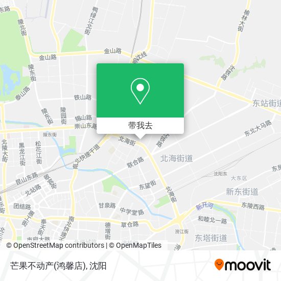 芒果不动产(鸿馨店)地图
