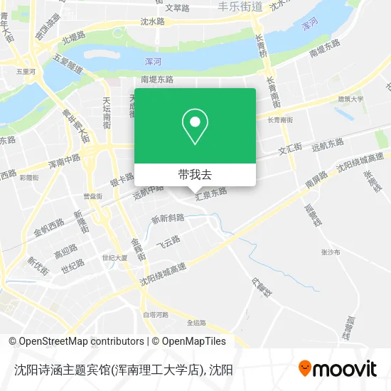 沈阳诗涵主题宾馆(浑南理工大学店)地图