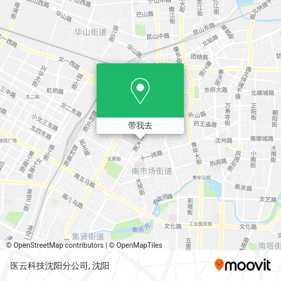 医云科技沈阳分公司地图