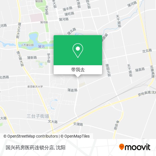 国兴药房医药连锁分店地图