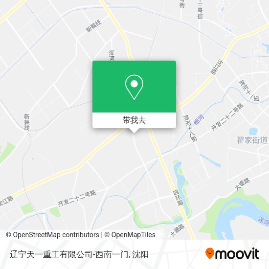 辽宁天一重工有限公司-西南一门地图