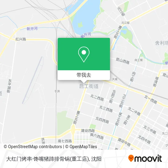大红门烤串·馋嘴猪蹄排骨锅(重工店)地图